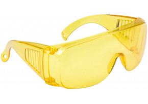Очки "DEXX" защитные, поликарбонат, с боковой вентиляцией, желтые